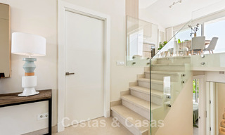 Contemporary, fully refurbished villa for sale, with open sea views located in a beachside urbanisation of Estepona 45056 