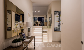 Contemporary, fully refurbished villa for sale, with open sea views located in a beachside urbanisation of Estepona 45063 