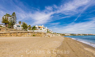 Contemporary, fully refurbished villa for sale, with open sea views located in a beachside urbanisation of Estepona 45065 