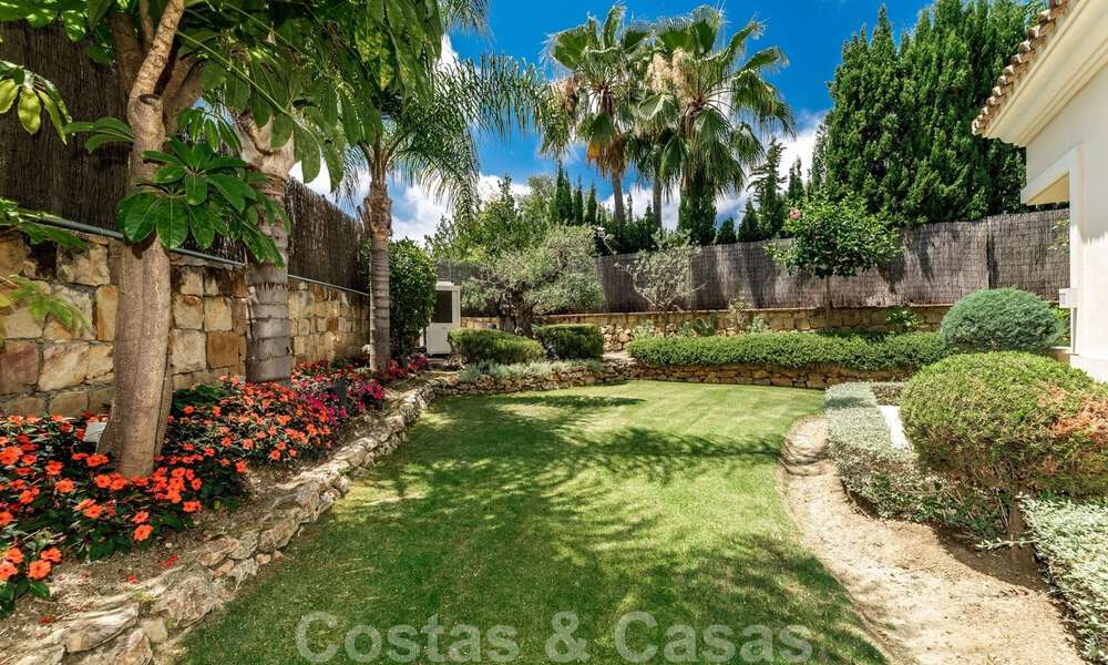 Spacious, detached luxury villa for sale, in Andalusian architectural style situated on a high position in the heart of Nueva Andalucia 45122