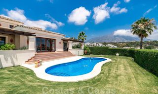 Spacious, detached luxury villa for sale, in Andalusian architectural style situated on a high position in the heart of Nueva Andalucia 45125 