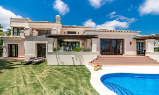Spacious, detached luxury villa for sale, in Andalusian architectural style situated on a high position in the heart of Nueva Andalucia 45134 