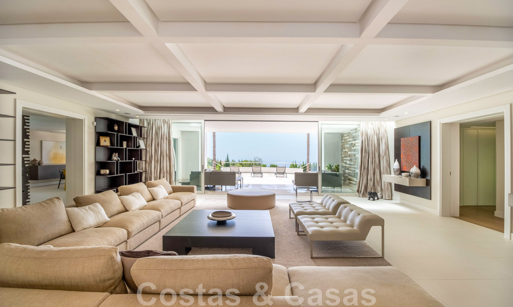 Contemporary, luxury villa for sale with sea views in the most exclusive La Zagaleta resort in Benahavis - Marbella 45173