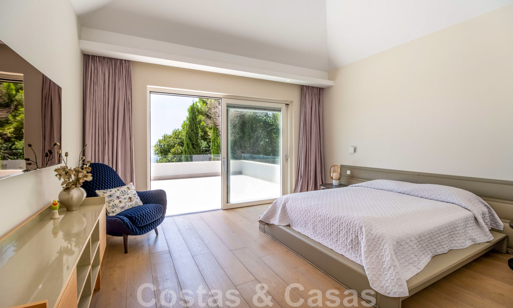 Contemporary, luxury villa for sale with sea views in the most exclusive La Zagaleta resort in Benahavis - Marbella 45179