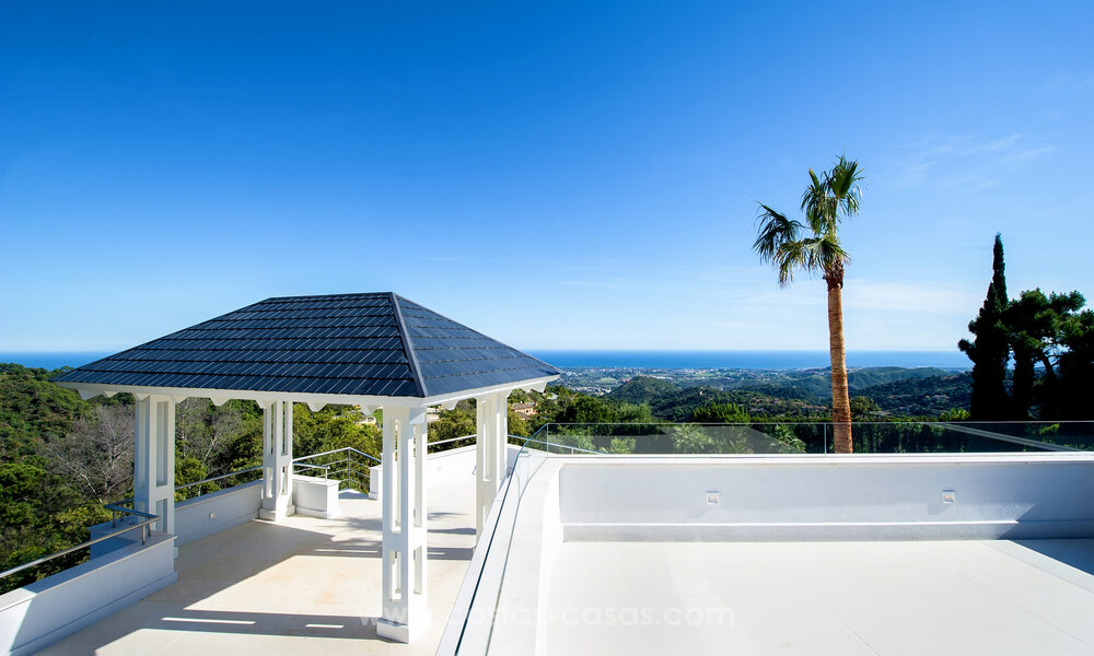 Contemporary, luxury villa for sale with sea views in the most exclusive La Zagaleta resort in Benahavis - Marbella 45220