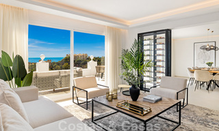 Spacious, fully refurbished luxury penthouse for sale with sea views in Benahavis - Marbella 45310 