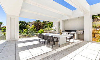New, modernist designer villa for sale with panoramic views, located on the New Golden Mile in Marbella - Benahavis 45645 