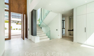 New, modernist designer villa for sale with panoramic views, located on the New Golden Mile in Marbella - Benahavis 45657 