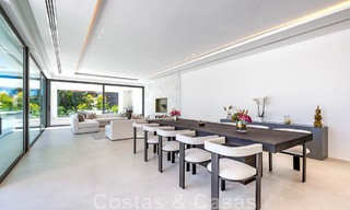 New, modernist designer villa for sale with panoramic views, located on the New Golden Mile in Marbella - Benahavis 45661 