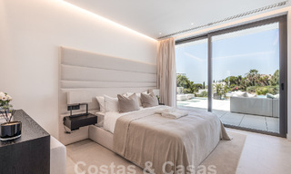 New, modernist designer villa for sale with panoramic views, located on the New Golden Mile in Marbella - Benahavis 53643 