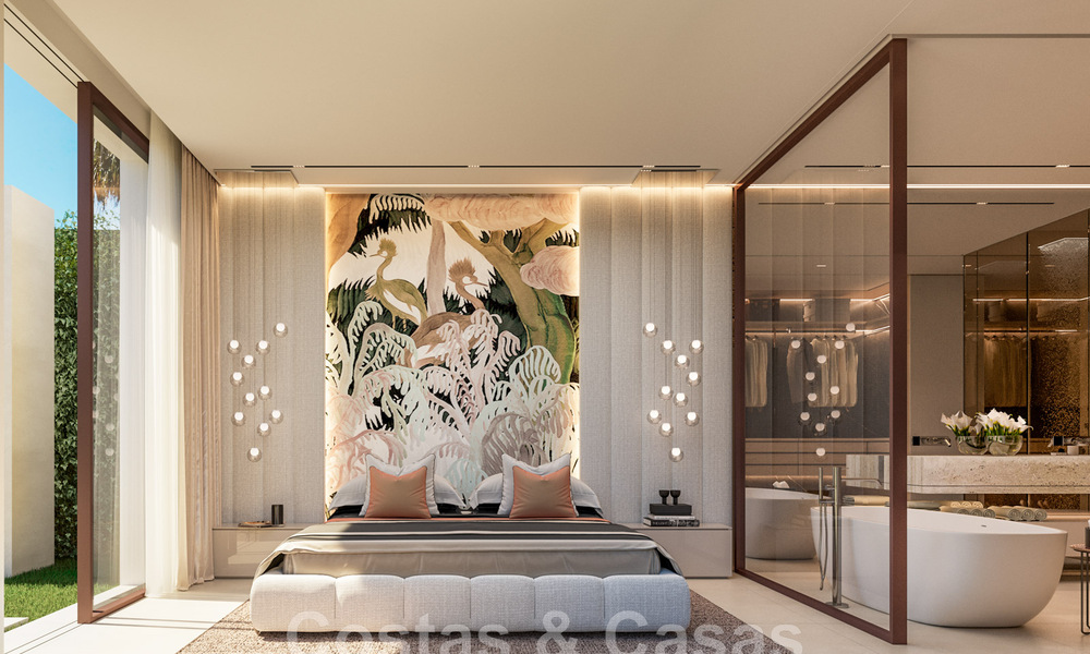 New, ultra-modern luxury villa for sale with architectural design, frontline golf Los Naranjos in Nueva Andalucia, Marbella 46033
