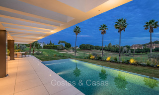 New, ultra-modern luxury villa for sale with architectural design, frontline golf Los Naranjos in Nueva Andalucia, Marbella 73136 