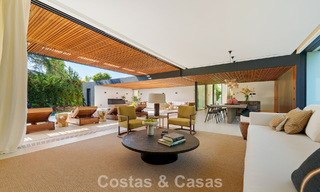 Avant-garde designer villa for sale with numerous luxury amenities in Nueva Andalucia, Marbella 786086 