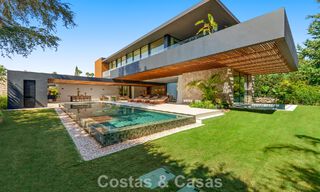 Avant-garde designer villa for sale with numerous luxury amenities in Nueva Andalucia, Marbella 786093