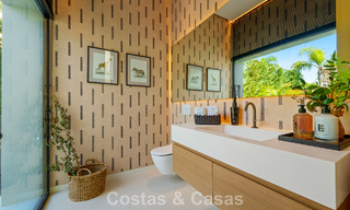 Avant-garde designer villa for sale with numerous luxury amenities in Nueva Andalucia, Marbella 786095 