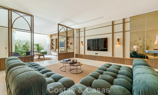 Avant-garde designer villa for sale with numerous luxury amenities in Nueva Andalucia, Marbella 786103 