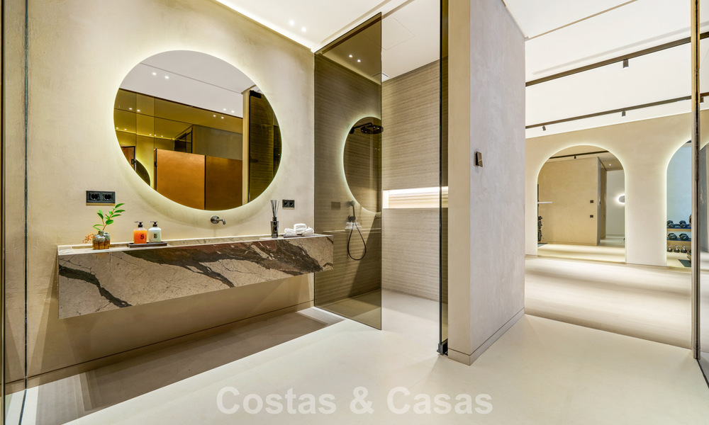 Avant-garde designer villa for sale with numerous luxury amenities in Nueva Andalucia, Marbella 786106