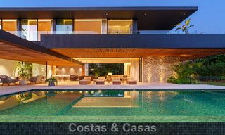 Avant-garde designer villa for sale with numerous luxury amenities in Nueva Andalucia, Marbella 786129 