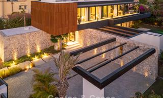 Avant-garde designer villa for sale with numerous luxury amenities in Nueva Andalucia, Marbella 786136 