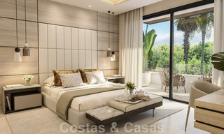 Elegant, modern, new villas for sale with panoramic views close to the golf course in Mijas' golf valley on the Costa del Sol 45700 
