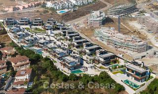 Elegant, modern, new villas for sale with panoramic views close to the golf course in Mijas' golf valley on the Costa del Sol 49069 