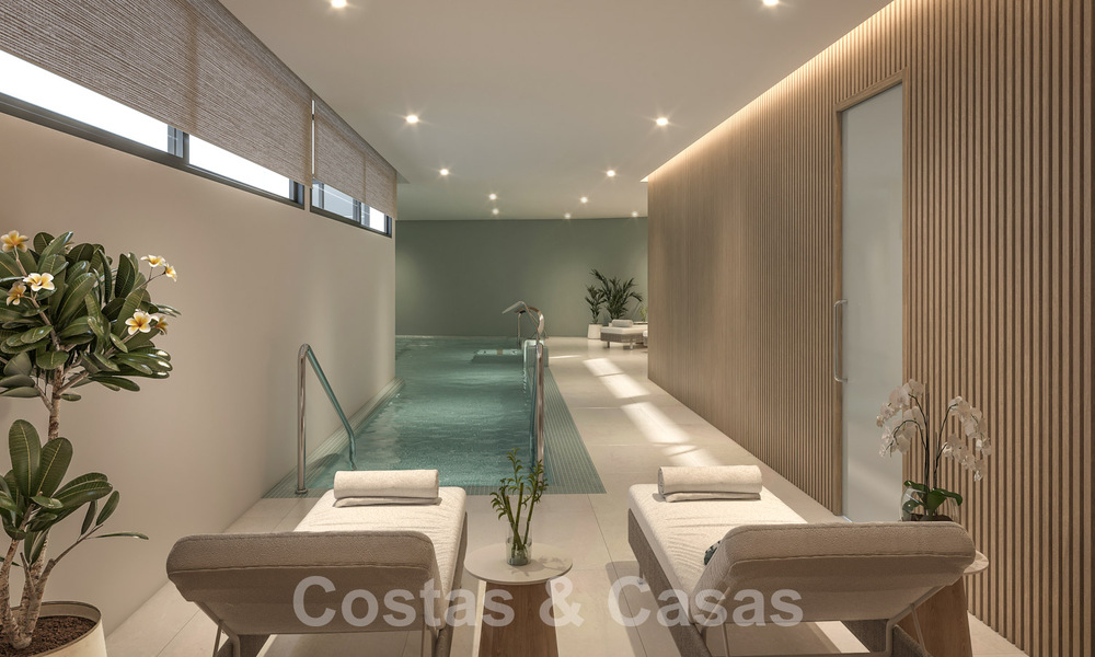 Elegant, modern, new villas for sale with panoramic views close to the golf course in Mijas' golf valley on the Costa del Sol 61954