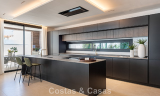 Elegant, modern, new villas for sale with panoramic views close to the golf course in Mijas' golf valley on the Costa del Sol 797827 