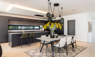 Elegant, modern, new villas for sale with panoramic views close to the golf course in Mijas' golf valley on the Costa del Sol 797831 