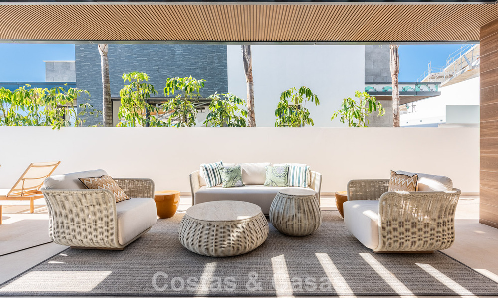 Elegant, modern, new villas for sale with panoramic views close to the golf course in Mijas' golf valley on the Costa del Sol 797832