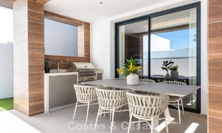 Elegant, modern, new villas for sale with panoramic views close to the golf course in Mijas' golf valley on the Costa del Sol 797833 