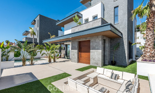 Elegant, modern, new villas for sale with panoramic views close to the golf course in Mijas' golf valley on the Costa del Sol 797836 