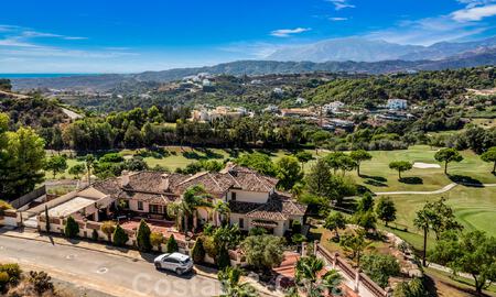 Formidable, Mediterranean family villa for sale with panoramic views in high-end golf resort in Benahavis - Marbella 45803