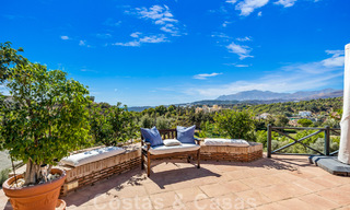 Formidable, Mediterranean family villa for sale with panoramic views in high-end golf resort in Benahavis - Marbella 45809 