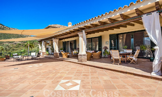 Formidable, Mediterranean family villa for sale with panoramic views in high-end golf resort in Benahavis - Marbella 45811 