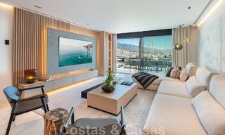 Modern renovated luxury apartment for sale, frontline in Puerto Banus' iconic marina, Marbella 46280 