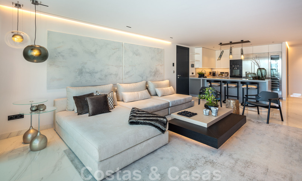 Modern renovated luxury apartment for sale, frontline in Puerto Banus' iconic marina, Marbella 46281