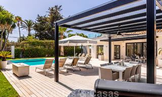Move-in ready contemporary luxury villa for sale, walking distance to Puerto Banus and the beach in San Pedro, Marbella 46206 