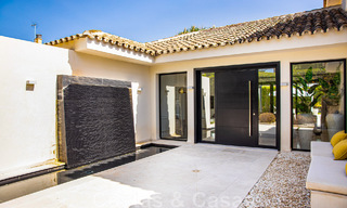 Move-in ready contemporary luxury villa for sale, walking distance to Puerto Banus and the beach in San Pedro, Marbella 46209 