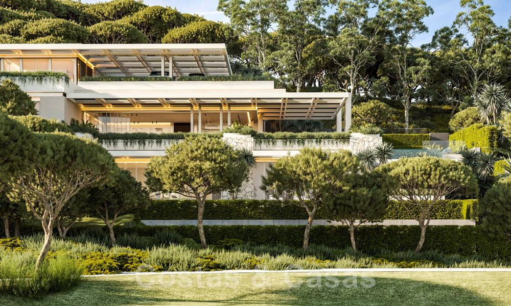 Plot + exclusive building project for sale for an impressive designer villa, adjacent to La Quinta Golf course in Benahavis - Marbella 46456