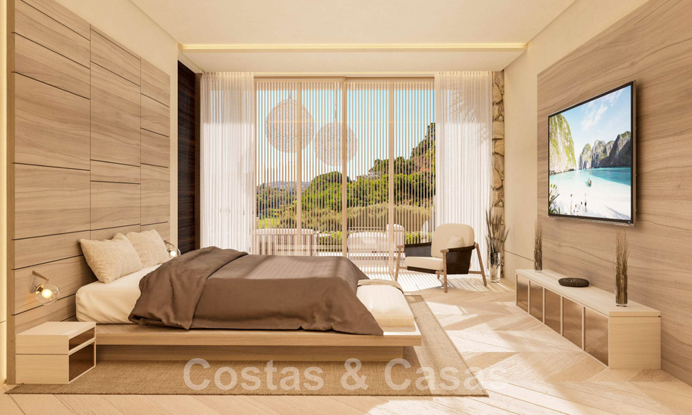Plot + exclusive building project for sale for an impressive designer villa, adjacent to La Quinta Golf course in Benahavis - Marbella 46459