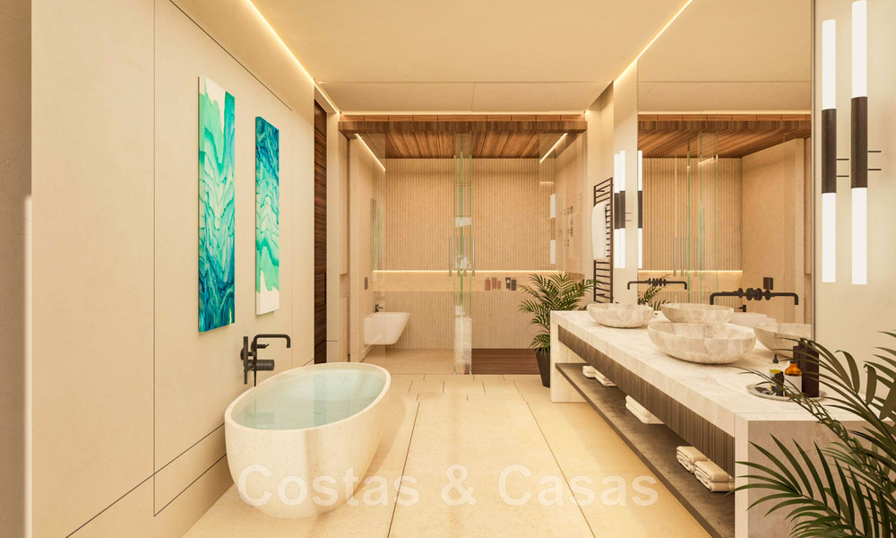 Plot + exclusive building project for sale for an impressive designer villa, adjacent to La Quinta Golf course in Benahavis - Marbella 46460