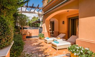Spacious duplex, double, ground floor apartment in a frontline beach complex within walking distance to Puerto Banus, Marbella 46758 