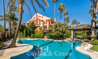 Spacious duplex, double, ground floor apartment in a frontline beach complex within walking distance to Puerto Banus, Marbella 46774 