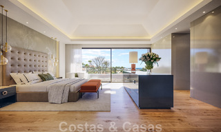 Contemporary, architectural luxury villa for sale within walking distance of La Quinta Golf Club in Benahavis - Marbella 45759 