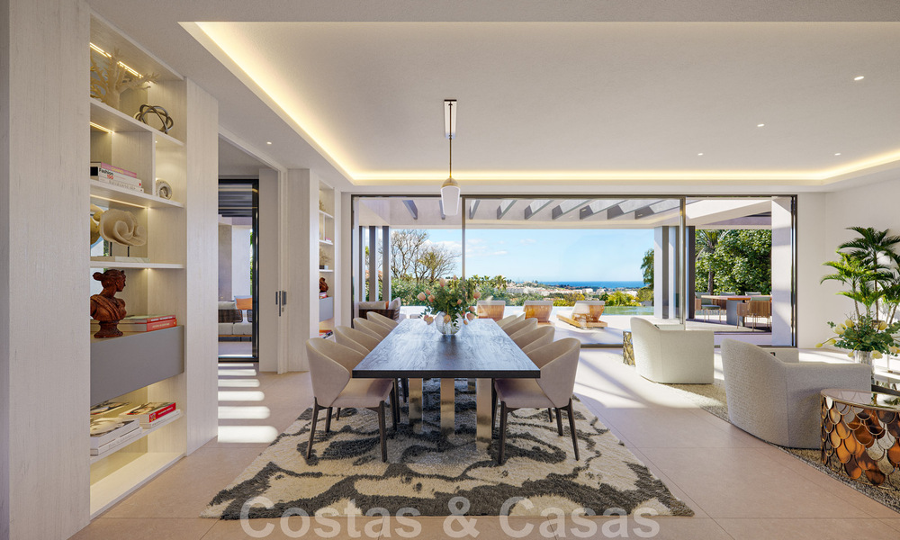 Contemporary, architectural luxury villa for sale within walking distance of La Quinta Golf Club in Benahavis - Marbella 45760