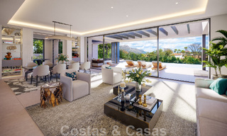 Contemporary, architectural luxury villa for sale within walking distance of La Quinta Golf Club in Benahavis - Marbella 45764 
