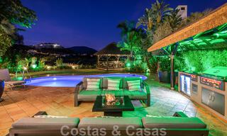 Unique, Mediterranean luxury villa for sale with golf course views in coveted residential area in La Quinta, Benahavis - Marbella 48443 