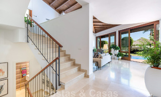 Unique, Mediterranean luxury villa for sale with golf course views in coveted residential area in La Quinta, Benahavis - Marbella 48449 