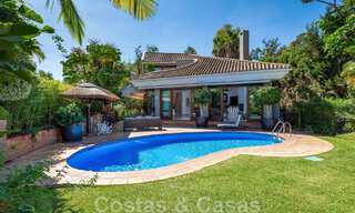 Unique, Mediterranean luxury villa for sale with golf course views in coveted residential area in La Quinta, Benahavis - Marbella 48463 