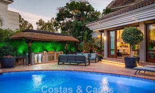 Unique, Mediterranean luxury villa for sale with golf course views in coveted residential area in La Quinta, Benahavis - Marbella 48496 